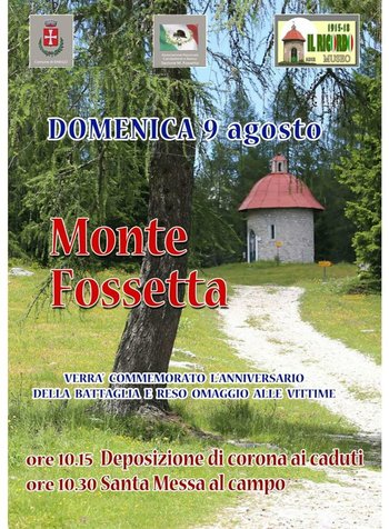 Commemorazione monte fossetta enego 2020