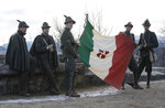 Strong Corbin in olive drab-historical reenactments at Fort Corbin on the Asiago plateau-4 and 5 February 2019