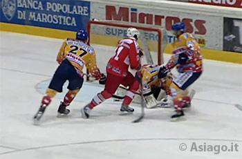 Partita di hockey su ghiaccio Asiago - Vipiteno