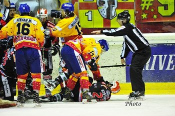 Asiago hockey vs rittner baum - Foto di Paolo Basso