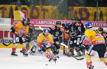 Supercoppa Hockey ghiaccio Asiago vs Rittner Buam