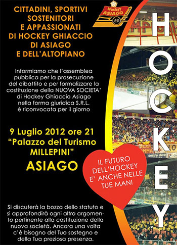 Assemblea Hockey Asiago 2012