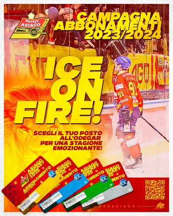 Campagna Abbonamenti Asiago Hockey 2023 2024