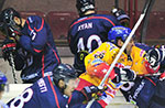 Partita di hockey su ghiaccio Asiago - Milano