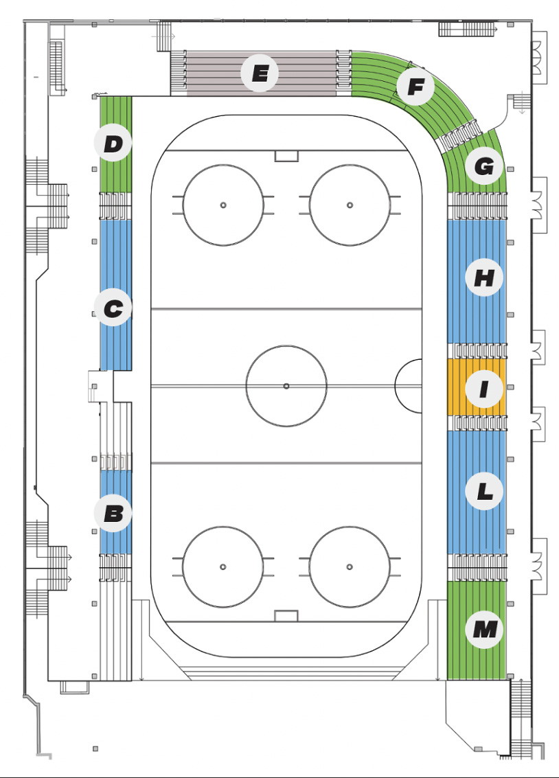 Disposizione posti Stadio Odegar Asiago