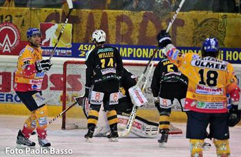 Partita di hockey sul ghiaccio ad Asiago