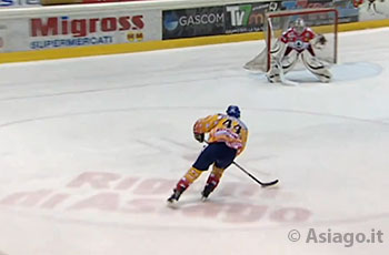 Partita di hockey su ghiaccio Asiago - Val di Fassa