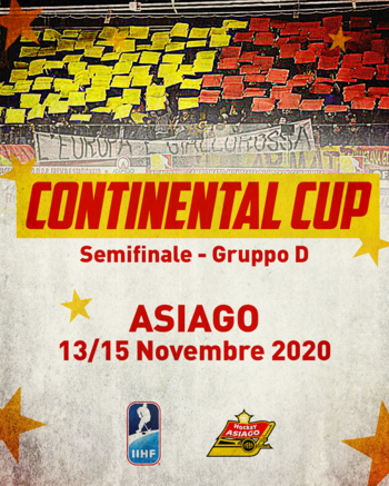 Semifinale continental cup iihf asiago 2020