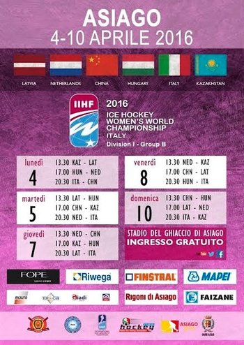 Mondiali femminili hockey asiago 2016