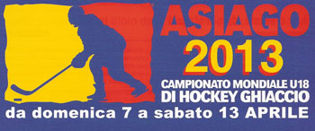 Mondiali Hockey Ghiaccio Under 18 Asiago 2013