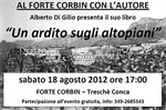 Presentazione del libro "Un ardito sugli Altipiani" di Alberto Di Gilio