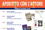 Rassegna "Aperitivo con l'autore" ad Asiago organizzata dalla Libreria Giunti al Punto - Luglio/agosto 2017