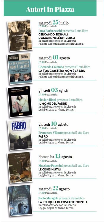 Autori in piazza a Gallio 2017 Autori in piazza a Gallio 2017