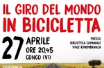 Presentation of "around the world by bicycle" by Marco Invernizzi in Conco-27 April 2018