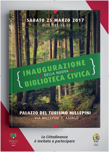 Inaugurazione nuova biblioteca civica di Asiago