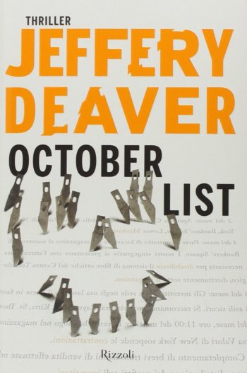 Libro October List di Jeffery Deaver Libro October List di Jeffery Deaver