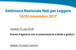 BORN to READ-day of parent-child reading at the Biblioteca Civica di Asiago-18 November 2017