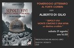Presentation of the book "Buried alive" by Alberto Di Gilio at Forte Corbin - 21 August 2021