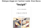 Presentation of Annalisa Rodeghiero's book of poems "INCIPIT" in Asiago - 31 July 2019