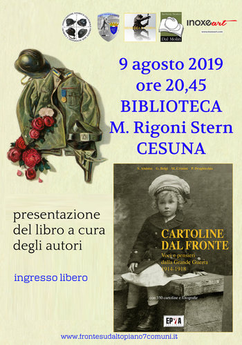 Presentazione libro Cartoline dal fronte a Cesuna Presentazione libro Cartoline dal fronte a Cesuna