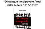 Presentazione del libro "Di sangue incolpevole. Voci dalla bufera 1915-18" ad Asiago - 31 agosto 2018