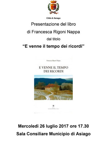 Presentazione libro di Francesca Rigoni Nappa