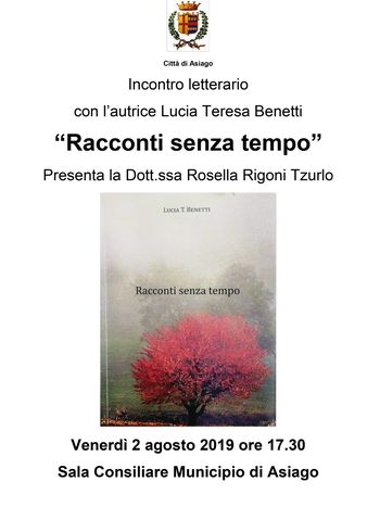 Presentazione libro di Lucia Teresa Benetti