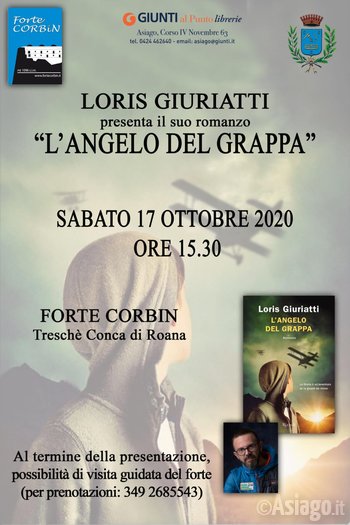 presentazione libro L'Angelo del Grappa al Forte Corbin