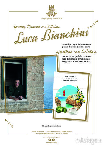 Presentazione libro luca bianchini Sporting Hotel Asiago Presentazione libro luca bianchini Sporting Hotel Asiago