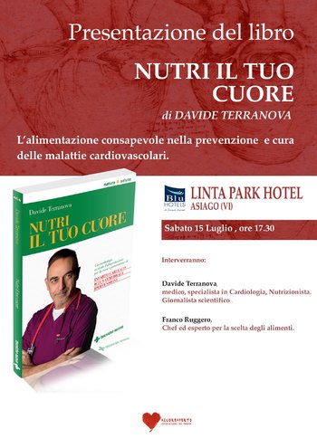 Presentazione libro "Nutri il tuo cuore" ad Asiago