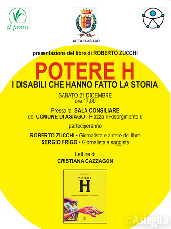 Presentazione libro Potere H ad Asiago Presentazione libro Potere H ad Asiago