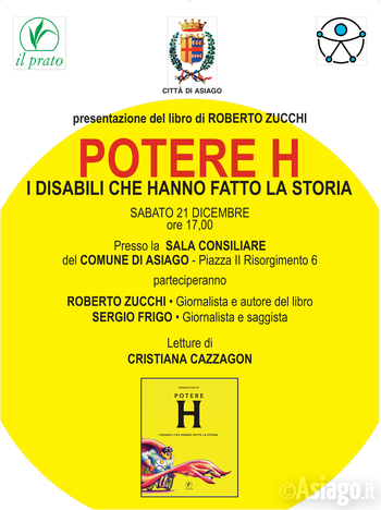 Presentazione libro Potere H ad Asiago