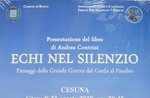 Lecture by Andrea Contrini entitled "Echoes of silence" in Cesuna-23 August 2018