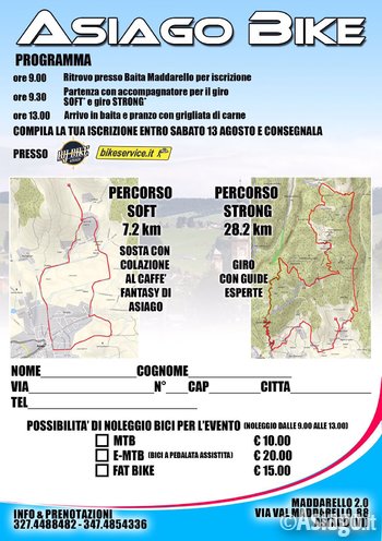 Asiagobiketour 2 Domenica 14 Agosto 2016