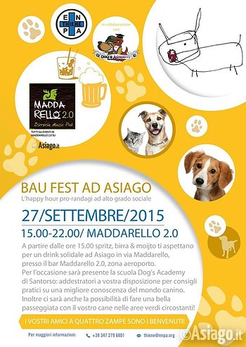 Bau fest ad Asiago 27 settembre 2015