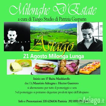 Milonga ad Asiago domenica 21 Agosto 2016 Milonga ad Asiago domenica 21 Agosto 2016