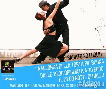 milonga di tango argentino ad Asiago 23 Luglio 2016