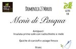 Easter lunch at Asiago Sunday 27 March 2016