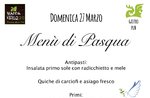 Pranzo di Pasqua ad Asiago Domenica 27 Marzo 2016