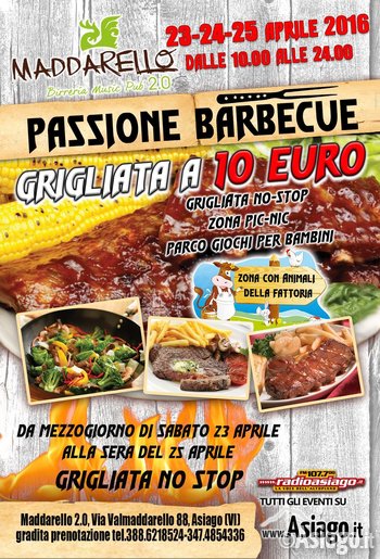 passione barbecue ponte del 25 Aprile 2016