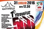 FIAT 500 rally in Asiago Sunday 31 July 2016