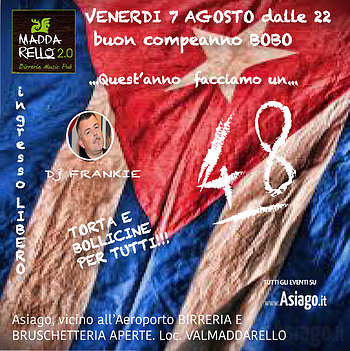 Serata Latina ad Asiago 7 Agosto 2015