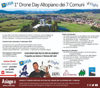 1° Drone Day Altopiano dei 7 Comuni Asiago 2022