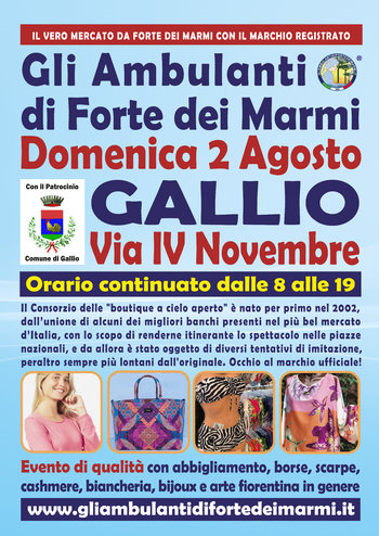 Ambulanti di Forte dei marmi a Gallio - 2 agosto 2020