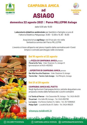 Campagna amica 2021 ad Asiago