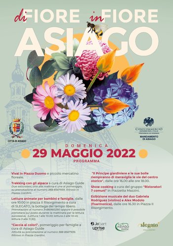 Di fiore in fiore mercatino floreale ad asiago 29 maggio 2022