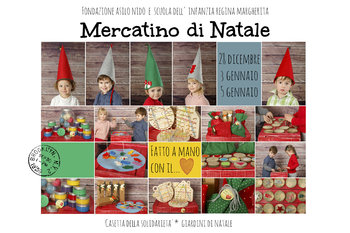 Locandina Mercatinodi Natale Asilo Regina Margherita Asiago