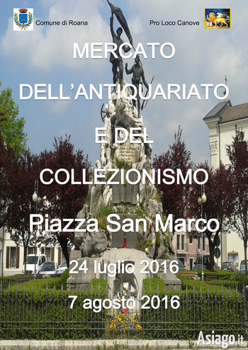 Mercatini antiquariato canove 2016