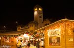 Eröffnungsfeier von Weihnachten und die Zündung Lichtfontäne Gärten in Asiago, 12. November 2016