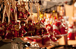 Christmas market in old town in Lusiana, Saturday December 20, 2014